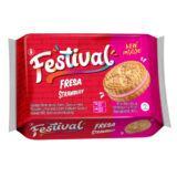 Galletas dulces rellenas sabor Fresa Festival (12 unidades)