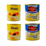 Leche condensada con grasa vegetal Porto Bello + Leche condensada con grasa animal Vitalac