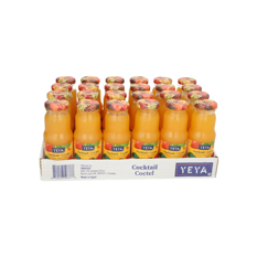 Caja de jugos de coctel de frutas YEYA (24 x 200 ml)